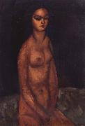 Amedeo Modigliani Nudo Seduto oil